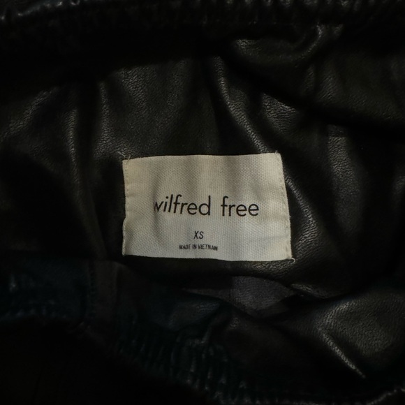 Aritzia Wilfred Free‎ Vegan Leather Daria Pant Size XS - Picture 5 of 5
